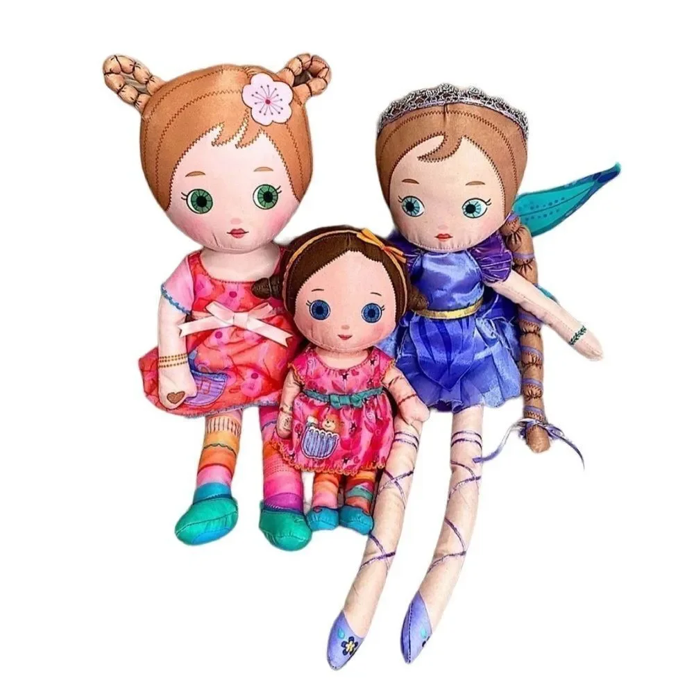 Mooshka Flowerina Doll Petal 17” Purple Ballerina